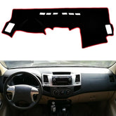 MHDFGSW Car Dashboard Cover Pad Mat For Toyota Hilux SW4 Fortuner 2005-2011 2012 2013 2014 2015 Dash Sunshield Carpet Rug Accessories